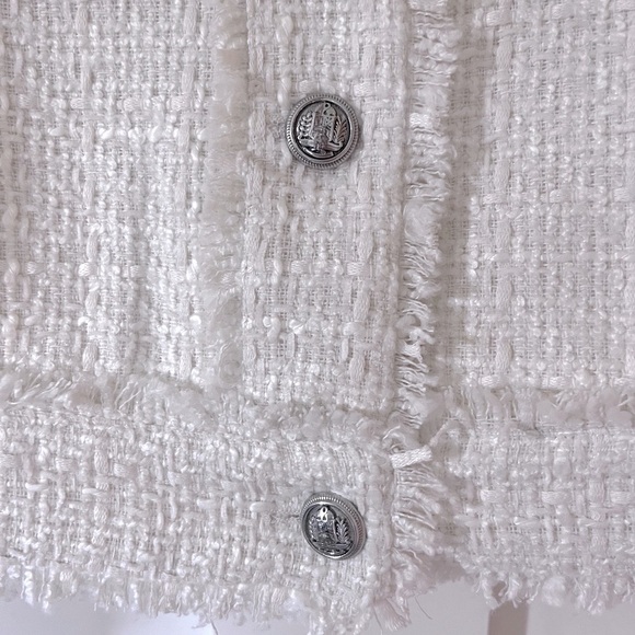 H&M Women Fringe-Trimmed Boucle Jacket - Picture 8 of 8